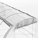 Breeins White Outdoor Walk-in Tunnel Greenhouse With Steel Frame