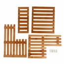 Breeins Compact Wooden Plant Shelf for Desk