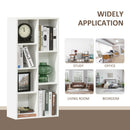HOMCOM Bookcase Modern Bookshelf Cabinet For Home Office White