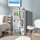 HOMCOM Bookcase Modern Bookshelf Cabinet For Home Office White