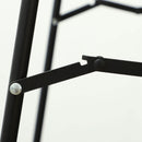 HOMCOM Floor Mirror Wall Mount Leaning Standing Mirror 50 X 150cm Black