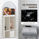 HOMCOM Floor Mirror Wall Mount Leaning Standing Mirror 50 X 150cm Black