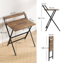 HOMCOM 70 Cm Folding Computer Desk For Small Spaces Bedroom