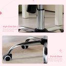 Vinsetto Home Office Chair With Adjustable Height Tilt Function Pink