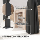 Outsunny 3 x 3(m) Pergola with Retractable Roof and Curtains