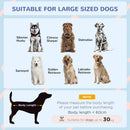 PawHut Dog Kennel Outdoor Dog House w/ Removable Floor, for Large Dogs, Grey