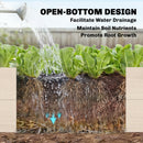 Outsunny Wooden Raised Bed for Garden, 620L Extra Large Raised Garden Bed