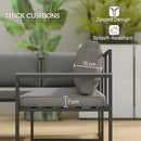 Outsunny 9 Seater Outdoor Corner Sofa Set with Wide and Deep Seats