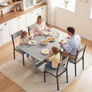 HOMCOM Wooden Folding Table Writing Desk Grey