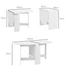 HOMCOM Oval Kitchen Table for Dining Room, Small Space