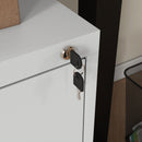 3 Drawer Filing Cabinet With Adjustable Hanging Bar For A4 And Letter Size White