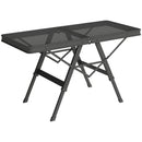 Outsunny 3 ft Folding Camping Table w/ Adjustable Heights & Mesh Desktop