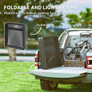 Outsunny 3 ft Folding Camping Table w/ Adjustable Heights & Mesh Desktop