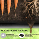 Outsunny Wooden Planter Raised Bed Stand Vegetable Flower Bed, Light Grey