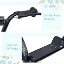 HOMCOM Teen Push Scooter -  Black