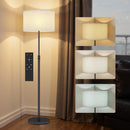HOMCOM Modern Dimmable Standing Lamp With Adjustable Colour Temperatures