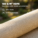 Outsunny Sun Shade Sail With UV Protection Beige