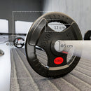 SPORTNOW 2 x Olympic Weight Plates, Weight Plate Discs with Tri-Grips
