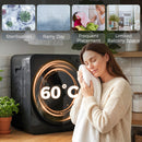 HOMCOM 5kg Vented Tumble Dryer, Compact Dryer With 5 Drying Modes, Black