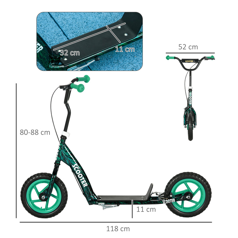 AIYAPLAY Kids Scooter with Adjustable Handlebar, Kick Scooter