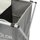 Lifeideas 3-Section Foldable Laundry Basket