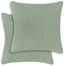 Enhanced Living Austin/Dallas Textured Pair of Cushion Covers - 43x43cm