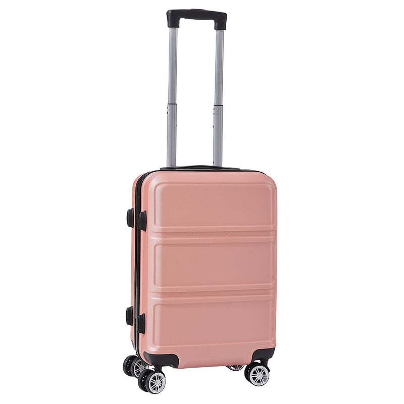 Livingandhome 3PCS Lockable Travel Suitcase Set