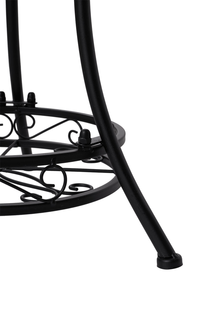 Breeins 3-Tier Black Iron Plant Stand
