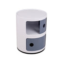 Lifeideas 2-Tier Compact Cylindrical Drawer Organizer