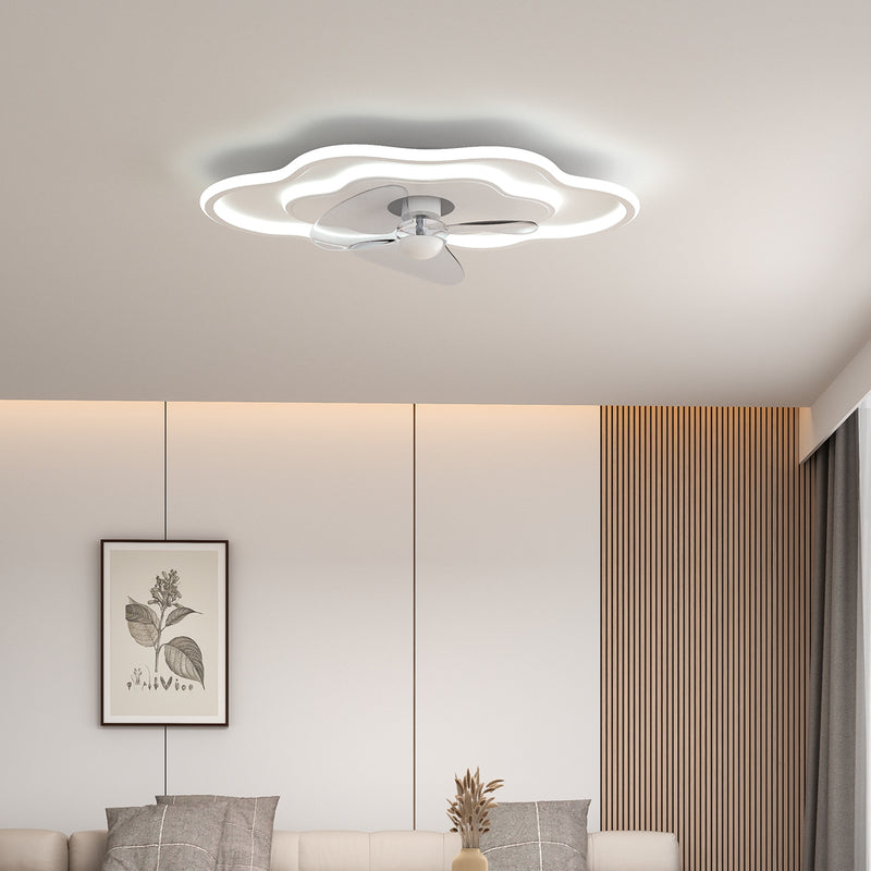 Cottonfy UK Cloud Shaped LED Ceiling Fan for Kids