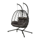 Breeins 2-Seater Swing Hanging Egg Chair With Metal Stand