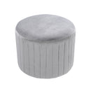 Livingandhome Flannel Upholstered Footstool