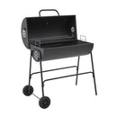 Outdoor Garden Charcoal Smoker BBQ Grill With Wheels