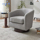 Livingandhome Modern Swivel Accent Armchair