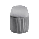 Livingandhome Modern Pleated Storage Stools