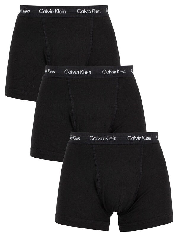 Calvin Klein Pack of 3 Boxers - Black