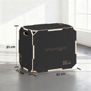 SPORTNOW Non-Slip Plyo Box, Corner-free Wooden Jump Box
