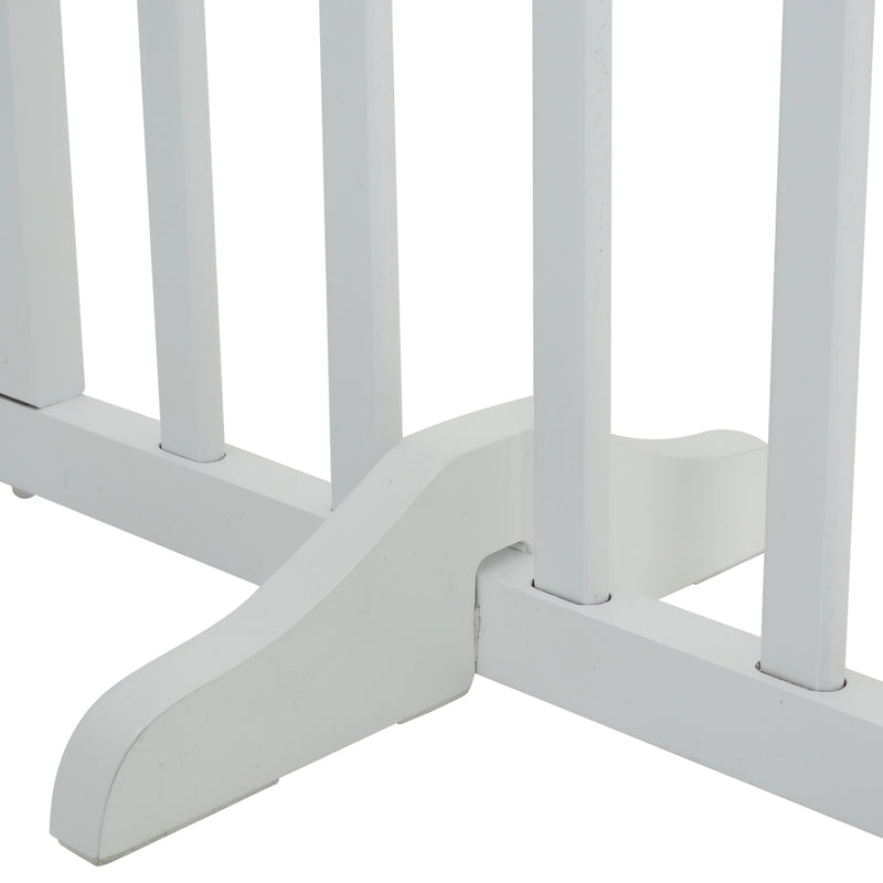 Kidkid Freestanding Wooden Pet Gate with Three Foldable Panels