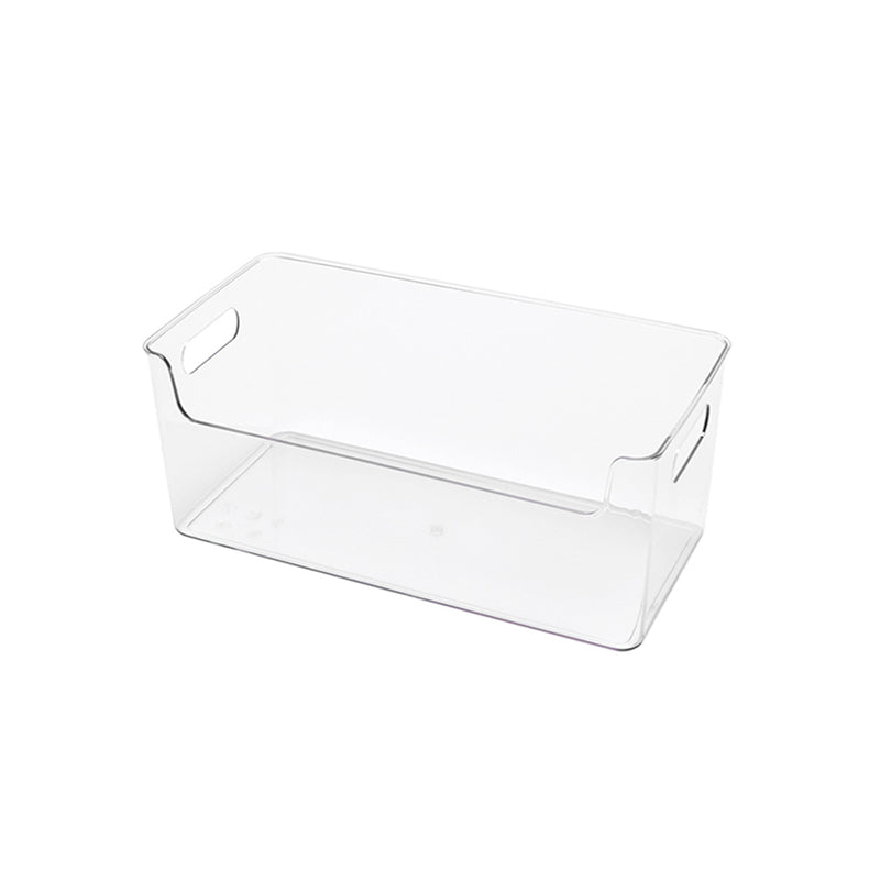 Lifeideas 2Pcs Stackable Refrigerator Storage Organizers with Handles