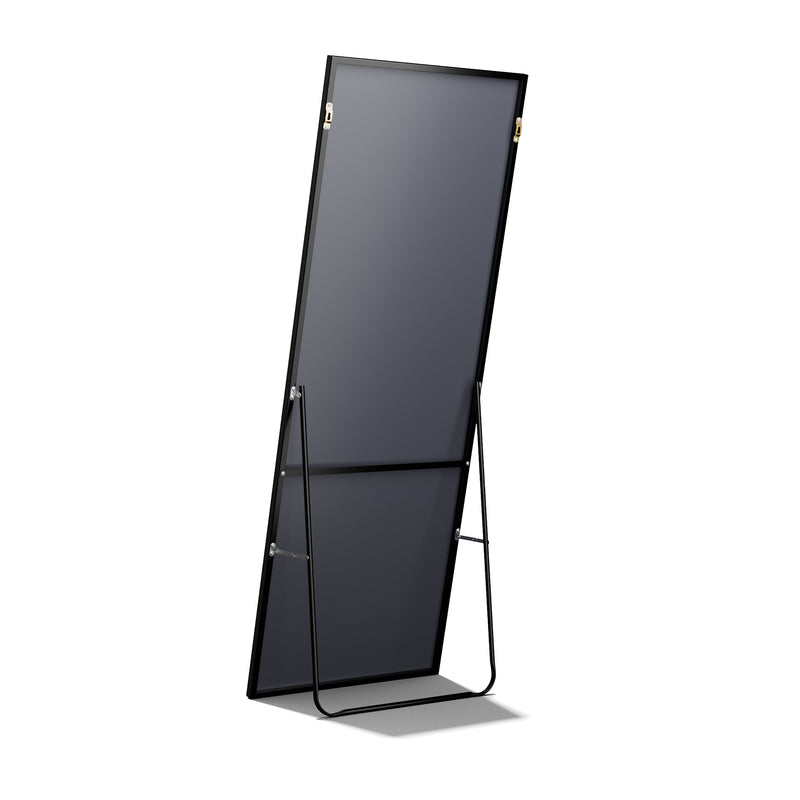 Livingandhome Iron Frame Full Length Mirror with Stand