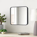 Livingandhome Modern Square Wall Mirror with Aluminum Alloy Frame