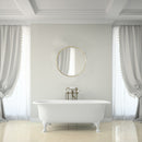 Cottonfy UK Round Bathroom Framed Mirror Wall Hanging