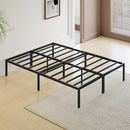 Livingandhome Black Iron Bed Frame without Mattress