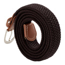 Casual Elastic Braided Belt With D-shape Pin Buckle