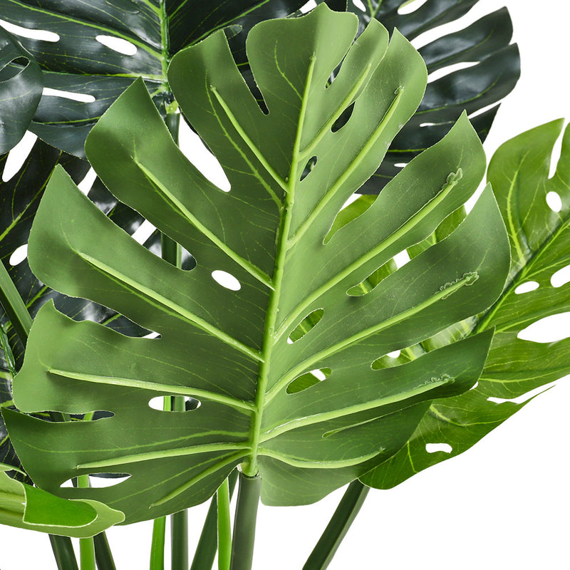 Breeins 65cm Artificial Tropical Monstera Tree Faux Plant in Pot