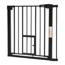 Kidkid Pressure-Fixed Stair Safety Gate with Pet Door
