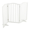 Kidkid 3 Panel Wooden Foldable Freestanding Pet Gate