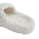 Open Toe Plush Cotton Slippers