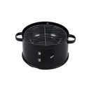 3-In-1 Portable Outdoor Charcoal BBQ Grill Smoker