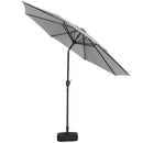 3M Large Rotating Patio Parasol for Outdoor Sunshade and Rain